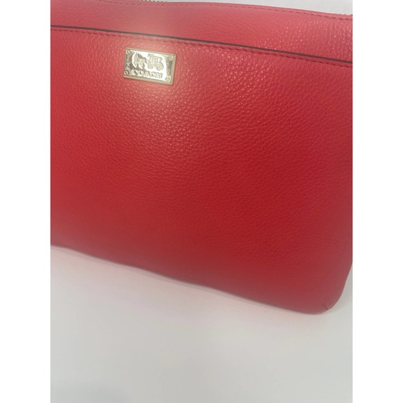 Coach Adjustable Strap Crossbody Purse Pebbled Leather - Picture 5 of 13